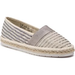 Espadryle MARCO TOZZI - 2-24214-22 Silver Comb 948. Brązowe espadryle damskie Marco Tozzi, bez wzorów, ze skóry ekologicznej, bez obcasa, na płaskiej podeszwie. Za 139,90 zł.