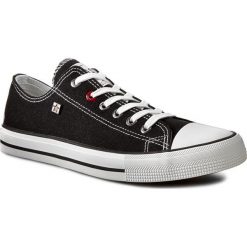 Trampki BIG STAR - T174103 Black. Czarne tenisówki męskie BIG STAR, z gumy. Za 79,00 zł.