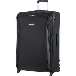 Walizka "Upright" w kolorze czarnym - 48 x 77 x 33 cm. Czarne walizki Samsonite, bez wzorów, z poliesteru. W wyprzedaży za 472,95 zł.