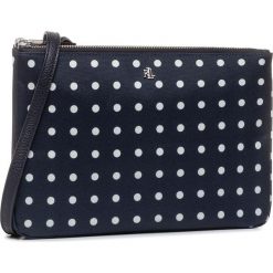 Torebka LAUREN RALPH LAUREN - Carter 26 431758181014 Navy Multi. Niebieskie listonoszki damskie Lauren Ralph Lauren, bez wzorów, ze skóry ekologicznej, bez dodatków. Za 389,00 zł.