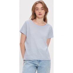 T-shirt z bawełny organicznej - Turkusowy. Niebieskie t-shirty damskie House, s, bez wzorów, z bawełny, bez kołnierzyka. Za 29,99 zł.