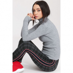 Szaro-Granatowe Legginsy Fast Pace. Szare legginsy other, uniwersalny. Za 39,99 zł.