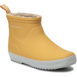 Kalosze TRETORN - Wings Winter Low 473195 Yellow 70. Żółte kalosze damskie Tretorn, na imprezę, z tworzywa sztucznego, bez obcasa, bez zapięcia. W wyprzedaży za 159,00 zł.