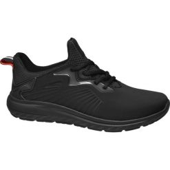 Sportowe buty męskie Venice czarne. Czarne halówki męskie marki Venice, z materiału. Za 139,90 zł.