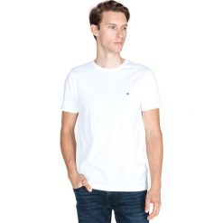 Tommy Hilfiger Essential Koszulka Biały. Białe podkoszulki męskie TOMMY HILFIGER, m, bez wzorów, z bawełny, z krótkim rękawem. Za 175,95 zł.