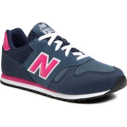 Sneakersy NEW BALANCE - YC373AB Granatowy. Niebieskie półbuty damskie New Balance, z zamszu. Za 249,00 zł.