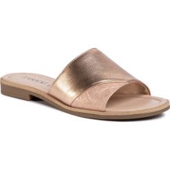 Klapki LASOCKI - WI23-FOXI-10 Beige. Żółte klapki damskie Lasocki, bez wzorów, ze skóry ekologicznej, bez obcasa, na obcasie. Za 89,99 zł.