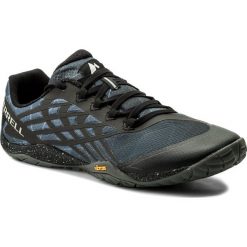 Buty MERRELL - Trail Glove 4 J15899 Space Black. Czarne buty sportowe męskie Merrell, z materiału, do biegania. W wyprzedaży za 259,00 zł.