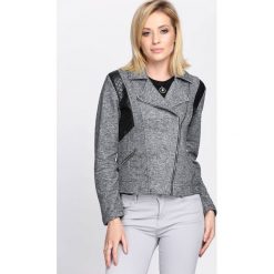 Ciemnoszary Żakiet Risk It All. Szare bluzy damskie marki Born2be, xl. Za 44,99 zł.
