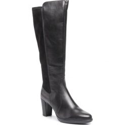 Kozaki THE FLEXX - Semele B652/30 Black. Czarne kozaki damskie The Flexx, ze skóry, bez obcasa, bez zapięcia. W wyprzedaży za 389,00 zł.