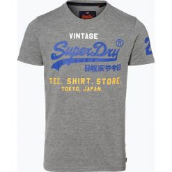 T-shirty męskie z nadrukiem: Superdry – T-shirt męski, szary