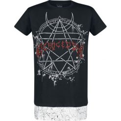 Alchemy England Necrogeddon Solid Black T-Shirt czarny/biały. Białe t-shirty męskie z nadrukiem marki Alchemy England, xl, z bawełny, z okrągłym kołnierzem. Za 62,90 zł.
