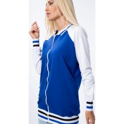 Chabrowa bejsbolówka 14020. Niebieskie bluzy damskie marki Fasardi. Za 54,00 zł.