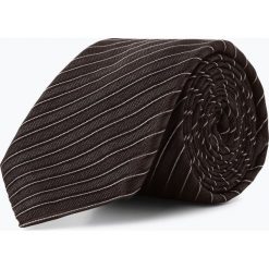 BOSS - Krawat jedwabny męski – Tie 6 cm, szary. Szare krawaty męskie Boss, z jedwabiu, biznesowe. Za 349,95 zł.