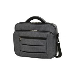 Torba HAMA Business 15.6 cali Szary. Szare torby na laptopa HAMA, w paski, z materiału, eleganckie. Za 118,99 zł.