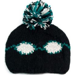 Czapka damska okularnicy i pompon czarna (cz2608). Czarne czapki zimowe damskie Art of Polo. Za 36,52 zł.