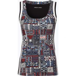 Marc Cain Sports - Top damski, niebieski. Niebieskie topy damskie marki Marc Cain Sports, bez wzorów, bez kołnierzyka. Za 529,95 zł.
