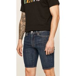 Levi's - Szorty jeansowe. Niebieskie spodenki i szorty męskie Levi's®, s, z aplikacjami, z elastanu, casualowe. Za 249,90 zł.