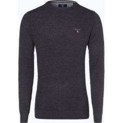 Gant - Sweter męski, szary. Szare swetry klasyczne męskie marki GANT, xl, z dzianiny, klasyczne, z klasycznym kołnierzykiem. Za 579,95 zł.