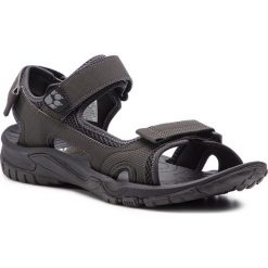 Sandały JACK WOLFSKIN - Lakewood Cruise Sandal M 409011 Phantom. Szare sandały męskie Jack Wolfskin, ze skóry ekologicznej, bez zapięcia. Za 299,99 zł.