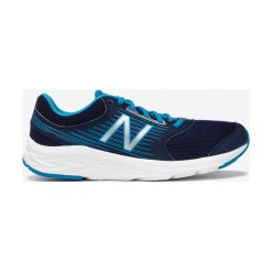 New Balance 411 Tenisówki Niebieski. Niebieskie trampki męskie New Balance, bez wzorów, z materiału, bez zapięcia. Za 240,95 zł.