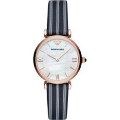 Zegarek EMPORIO ARMANI - Gianni T-Bar AR11224 Navy/Rose Gold. Niebieskie zegarki damskie Emporio Armani. W wyprzedaży za 739,00 zł.