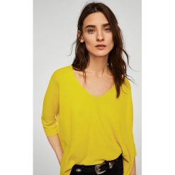 Mango - Sweter Ines. Brązowe bez kategorii Mango, s, z wiskozy. W wyprzedaży za 59,90 zł.