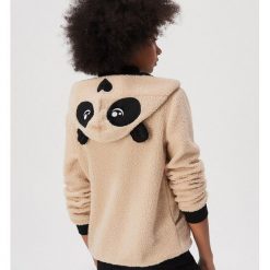 Bluza miś - Kremowy. Białe bluzy damskie Sinsay, s, bez wzorów, bez rękawów, bez kaptura. W wyprzedaży za 59,99 zł.