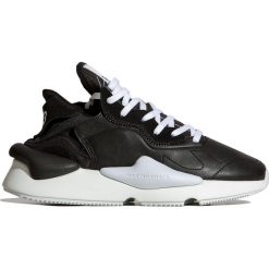 Buty Y-3 KAIWA. Czarne buty sportowe damskie Y-3, bez wzorów, z zamszu, sportowe. Za 1540,00 zł.