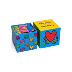 Happy Socks Skarpety unisex Keith Haring Giftbox wielokolorowe r. 41-46 (XBBC08-100). Niebieskie skarpetki męskie Happy Socks. Za 108,81 zł.