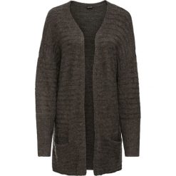 Długi sweter bez zapięcia bonprix oliwkowy melanż. Zielone swetry damskie marki bonprix, bez wzorów, z długim rękawem, długie, bez kaptura. Za 44,99 zł.