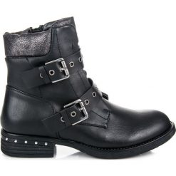 Modne workery zapinane na suwak HATTIE. Czarne botki damskie marki ERYNN. Za 89,90 zł.