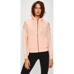Adidas Performance - Bluza. Różowe bluzy damskie adidas Performance, s, bez wzorów, z bawełny, bez rękawów, z kapturem. W wyprzedaży za 199,90 zł.