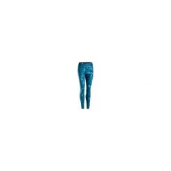 Legginsy dwustronne do dynamicznej jogi. Pomarańczowe legginsy damskie DOMYOS, xl, bez wzorów, z elastanu. Za 109,99 zł.