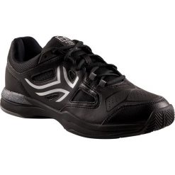 BUTY TENISowe TS 500 MĘSKIE na mączkę ceglaną. Czarne buty sportowe męskie ARTENGO, z poliesteru, bez zapięcia, tenisowe. Za 149,99 zł.