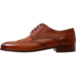Prime Shoes Eleganckie buty cognac. Brązowe buty wizytowe męskie Prime Shoes, z materiału, na sznurówki. Za 799,00 zł.