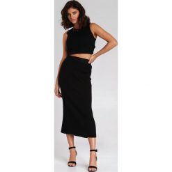 Czarna Spódnica Ponce. Czarne spódniczki damskie Renee, s, bez wzorów, z dzianiny, eleganckie, midi, ołówkowe. Za 99,99 zł.