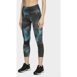 Legginsy treningowe damskie. Legginsy damskie s, bez wzorów, z dzianiny. W wyprzedaży za 99,99 zł.