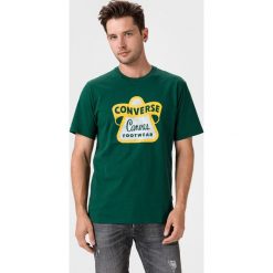 Converse Vintage Logo Koszulka Zielony. Zielone podkoszulki męskie Converse, xl, z nadrukiem, z bawełny, z krótkim rękawem. Za 119,95 zł.