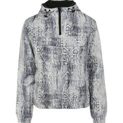 Urban Classics Ladies Pattern Pull Over Kurtka damska kobra. Szare kurtki damskie marki Urban Classics, l, bez wzorów, bez kaptura. Za 164,90 zł.