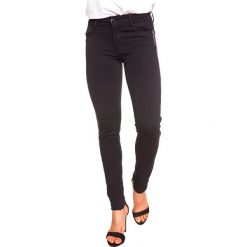 Spodnie "Mona" - Slim fit - w kolorze czarnym. Czarne rurki damskie Glamour Paris, s, w paski. W wyprzedaży za 109,95 zł.