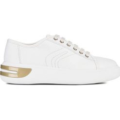 Geox - Buty. Białe buty sportowe damskie Geox, ze skóry. Za 499,90 zł.