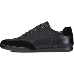 Geox tenisówki męskie Kristof 41 czarny. Czarne trampki męskie Geox, bez wzorów, z materiału, bez zapięcia. W wyprzedaży za 299,00 zł.