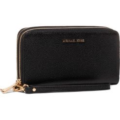 Duży Portfel Damski MICHAEL MICHAEL KORS - Jet Set 34H9GJ6W7L Black. Czarne portfele damskie MICHAEL Michael Kors, bez wzorów, ze skóry. Za 739,00 zł.