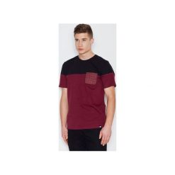 Koszulka V024 Bordo. Czerwone koszulki męskie VISENT, xxl, bez wzorów, bez kołnierzyka, bez rękawów. Za 85,00 zł.