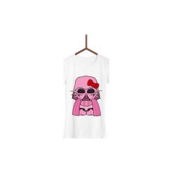Koszulka Hello Kitty Vader Damska. Czarne koszulki damskie Failfake, l, z motywem z bajki, bez kołnierzyka. Za 130,00 zł.