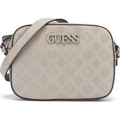 Guess Kamryn Cross body bag Szary. Szare torebki klasyczne damskie Guess, w paski, z materiału, bez dodatków. Za 364,95 zł.
