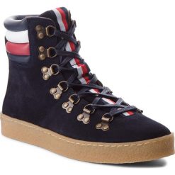 Kozaki TOMMY HILFIGER - Crepe Outsole Hiking Hybrid Boot FM0FM01918 Midnight 403. Niebieskie buty zimowe męskie TOMMY HILFIGER, z materiału. Za 699,00 zł.