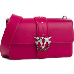 Torebka PINKO - Love Simply 6 Tracolla Al 18-19 1P2176 Y4YM Fuchsia Y93. Różowe listonoszki damskie marki Pinko, ze skóry. Za 1409,00 zł.