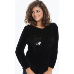 Swetry klasyczne damskie: Czarny Sweter Her Look